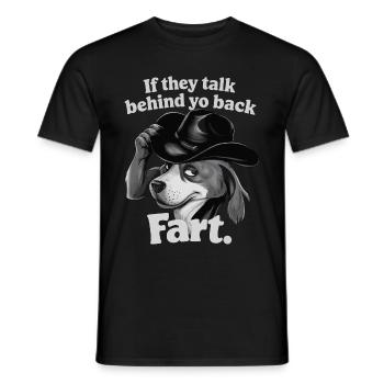 Chien - T-shirt homme - noir - Devant - AI Model Male 178 light (178cm)