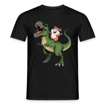 Hamster - T-shirt homme - noir - Devant - AI Model Male 178 light (178cm)