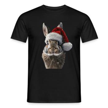 Kaninchen - Männer T-Shirt - Schwarz - Vorne - AI Model Male 178 light (178cm)