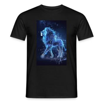 Stier - Männer T-Shirt - Schwarz - Vorne - AI Model Male 178 light (178cm)