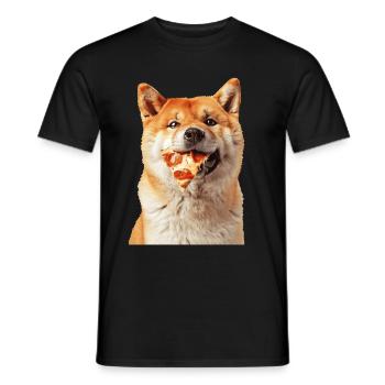 Akita - T-shirt homme - noir - Devant - AI Model Male 178 light (178cm)