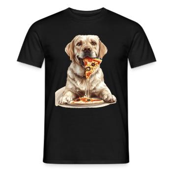 Labrador Retriever - Men's T-Shirt - black - Front - AI Model Male 178 light (178cm)