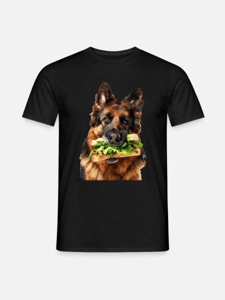 German Shepherd - Men's T-Shirt - black