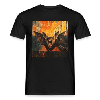Schläger - Männer T-Shirt - Schwarz - Vorne - AI Model Male 178 light (178cm)