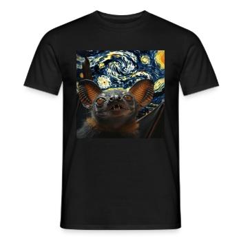 Schläger - Männer T-Shirt - Schwarz - Vorne - AI Model Male 178 light (178cm)