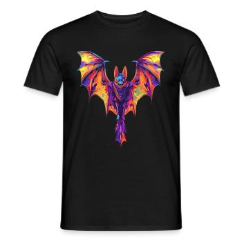 Schläger - Männer T-Shirt - Schwarz - Vorne - AI Model Male 178 light (178cm)