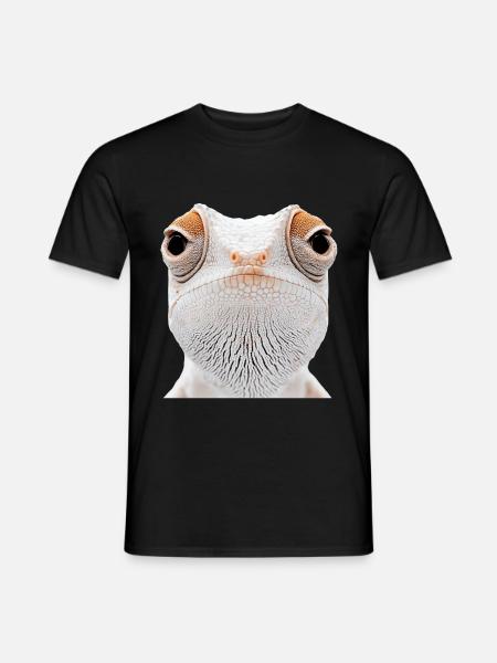 Chamäleon - Männer T-Shirt - Schwarz