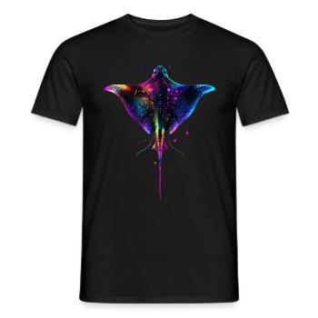 Stachelrochen - Männer T-Shirt - Schwarz - Vorne - AI Model Male 178 light (178cm)