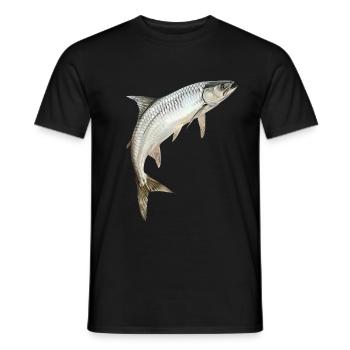 Tarpon - Männer T-Shirt - Schwarz - Vorne - AI Model Male 178 light (178cm)