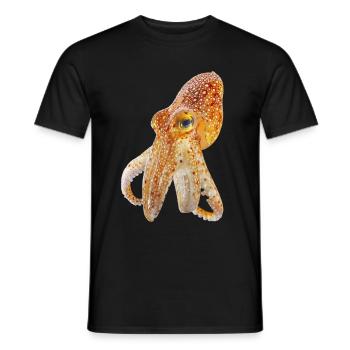 Tintenfisch - Männer T-Shirt - Schwarz - Vorne - AI Model Male 178 light (178cm)