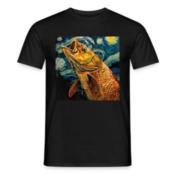 Tarpon - Männer T-Shirt - Schwarz - Vorne - AI Model Male 178 light (178cm)