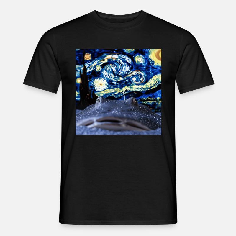 Stachelrochen - Männer T-Shirt - Schwarz