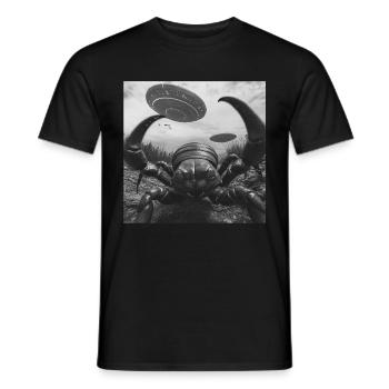 Skorpion - Männer T-Shirt - Schwarz - Vorne - AI Model Male 178 light (178cm)
