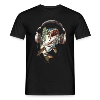 Tarpon - Männer T-Shirt - Schwarz - Vorne - AI Model Male 178 light (178cm)