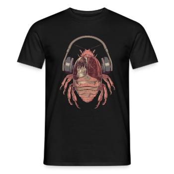 Assel - Männer T-Shirt - Schwarz - Vorne - AI Model Male 178 light (178cm)