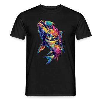 Tarpon - Männer T-Shirt - Schwarz - Vorne - AI Model Male 178 light (178cm)