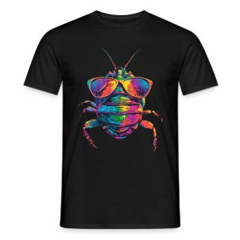 Assel - Männer T-Shirt - Schwarz - Vorne - AI Model Male 178 light (178cm)