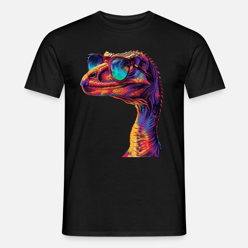 Utahraptor - Männer T-Shirt - Schwarz