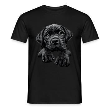 Bullmastiff - Männer T-Shirt - Schwarz - Vorne - AI Model Male 178 light (178cm)