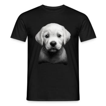Labrador Retriever - Männer T-Shirt - Schwarz - Vorne - AI Model Male 178 light (178cm)