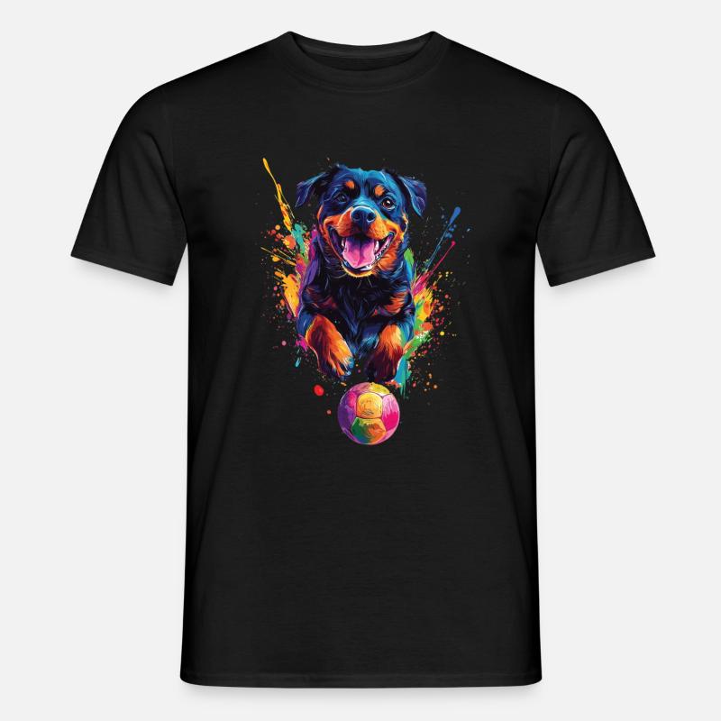 Rottweiler - Männer T-Shirt - Schwarz