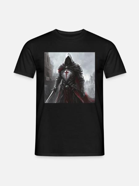 Soldat Krieger - Männer T-Shirt - Schwarz