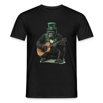 Gorilla - Männer T-Shirt - Schwarz - Vorne - AI Model Male 178 light (178cm)