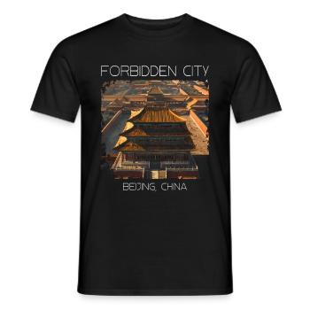 Verbotene Stadt - Männer T-Shirt - Schwarz - Vorne - AI Model Male 178 light (178cm)