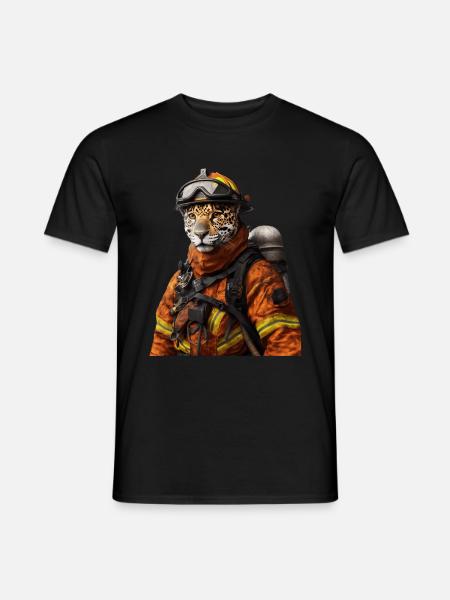 Jaguar - Männer T-Shirt - Schwarz