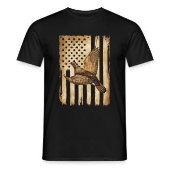 Auerhahn - Männer T-Shirt - Schwarz - Vorne - AI Model Male 178 light (178cm)