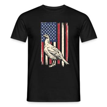 Auerhahn - Männer T-Shirt - Schwarz - Vorne - AI Model Male 178 light (178cm)
