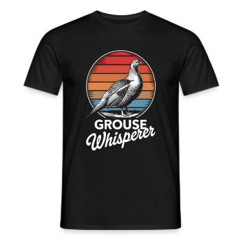 Auerhahn - Männer T-Shirt - Schwarz - Vorne - AI Model Male 178 light (178cm)