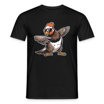 Auerhahn - Männer T-Shirt - Schwarz - Vorne - AI Model Male 178 light (178cm)