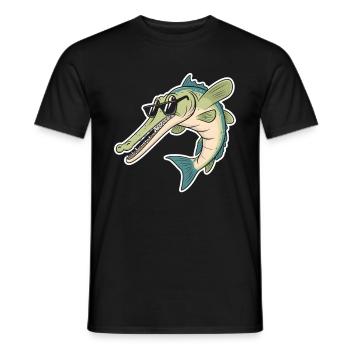 Gar - Männer T-Shirt - Schwarz - Vorne - AI Model Male 178 light (178cm)