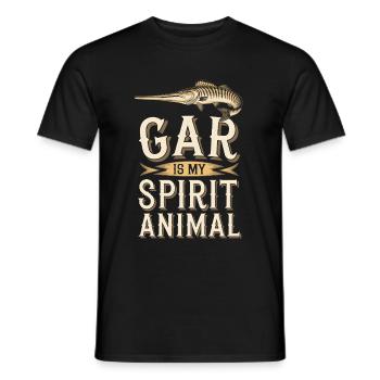 Gar - Männer T-Shirt - Schwarz - Vorne - AI Model Male 178 light (178cm)