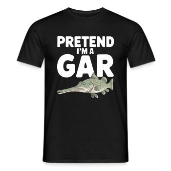Gar - Männer T-Shirt - Schwarz - Vorne - AI Model Male 178 light (178cm)