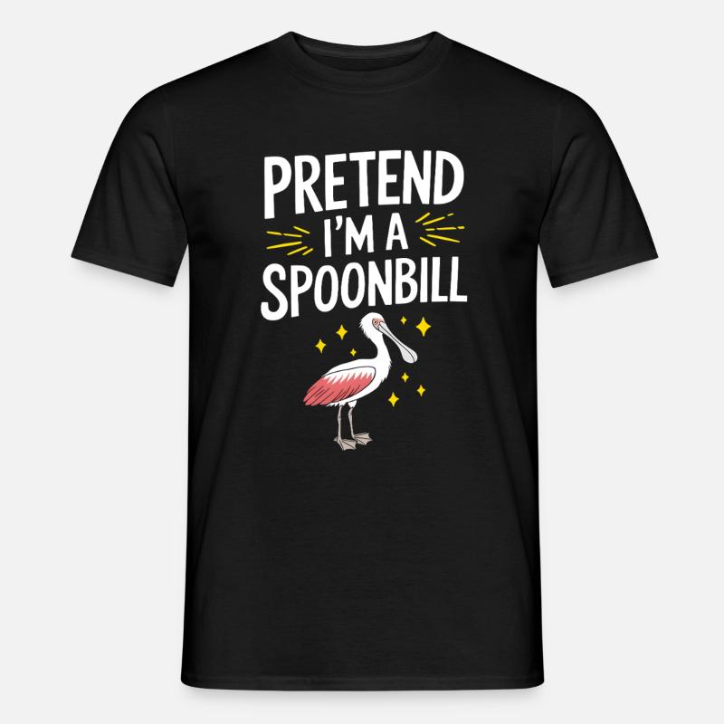 Löffler - Männer T-Shirt - Schwarz