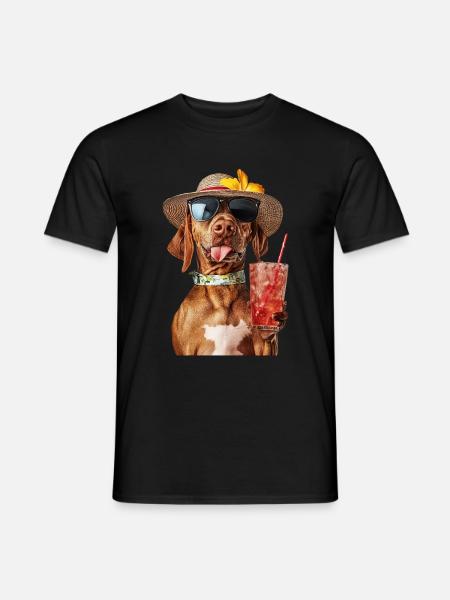 Rhodesian Pitbull Ridgeback - Männer T-Shirt - Schwarz