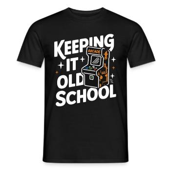 Arcade Arcade Slot Machine Gamer Gaming - T-shirt homme - noir - Devant - AI Model Male 178 light (178cm)