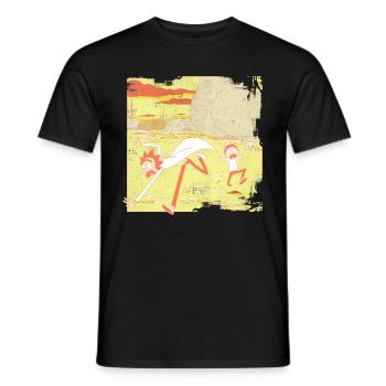 Rick Et Morty Buttworld Planète Fesses - T-shirt homme - noir - Devant - AI Model Male 178 light (178cm)