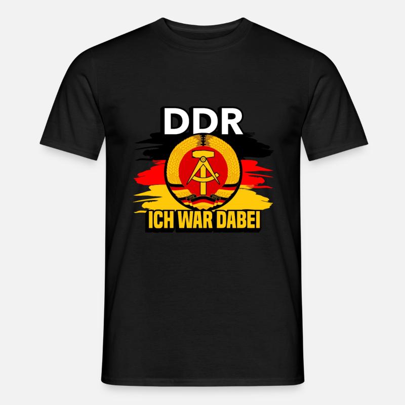 DDR - Männer T-Shirt - Schwarz