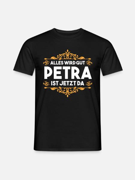 Name Petra - Männer T-Shirt - Schwarz