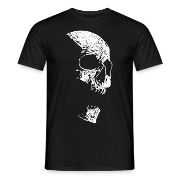 Fieser Monster Skull - Männer T-Shirt - Schwarz - Vorne - AI Model Male 178 light (178cm)