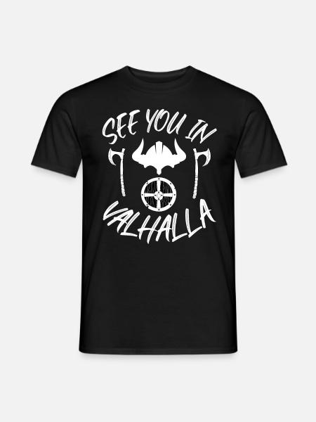 See you in VALHALLA - T-shirt homme - noir