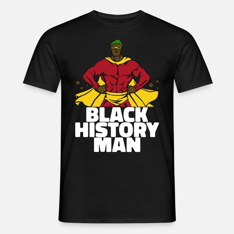 black history Held Geschenk - Männer T-Shirt - Schwarz