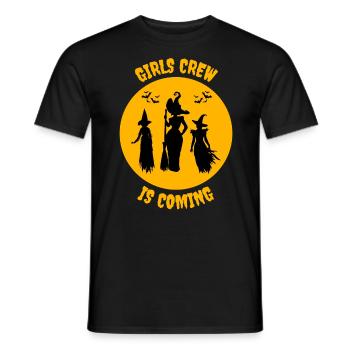 Halloween Sorcières Filles - T-shirt homme - noir - Devant - AI Model Male 178 light (178cm)