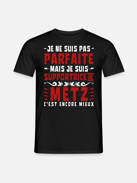 Femme Supportrice Metz - T-shirt homme - noir