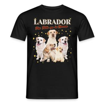 Labrador plus fidèle que les Hommes - T-shirt homme - noir - Devant - AI Model Male 178 light (178cm)
