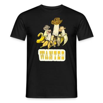 CHAPEAU DE COWBOY WESTERN BANANE - T-shirt homme - noir - Devant - AI Model Male 178 light (178cm)