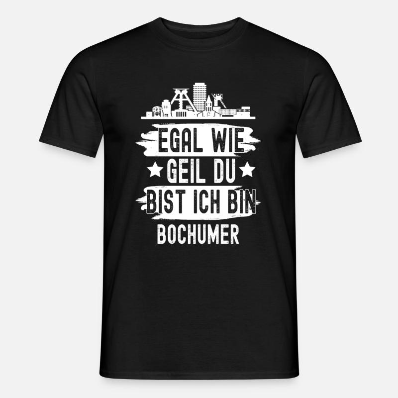 Bochum - Männer T-Shirt - Schwarz
